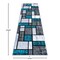Flash Furniture Turquoise 2' x 7' Color Blocked Indoor Area Rug OKR-RG1110-27-TQ-GG - alternate 2